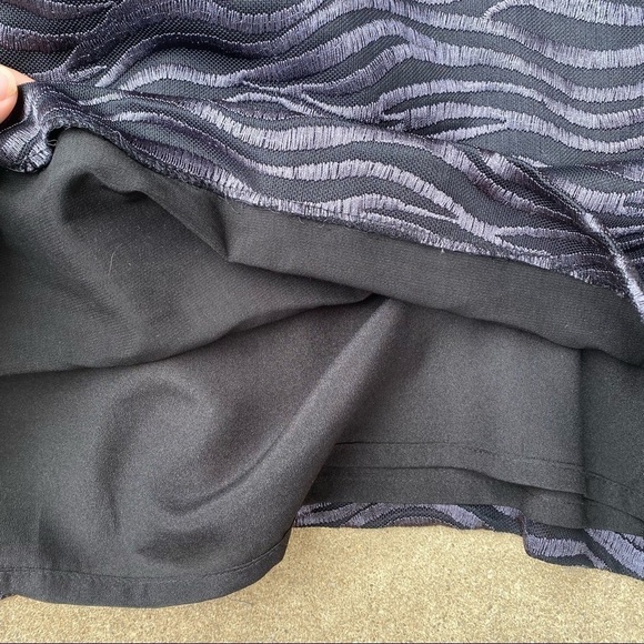 Reiss Tonal Embroidered Mesh Panel Dress - Picture 6 of 8